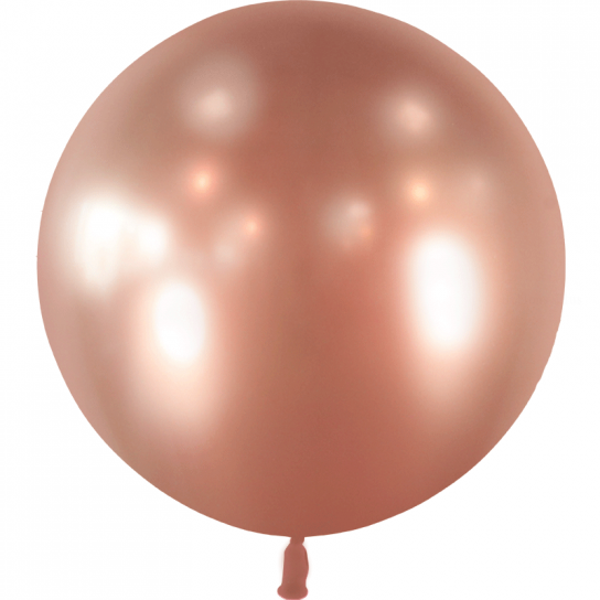 1 ballon effet miroir rose gold 55 cm