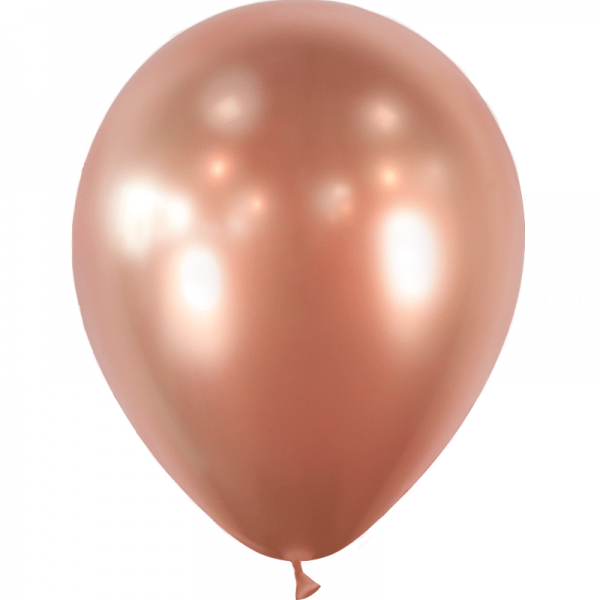 25 ballons rose gold brillant 13cm