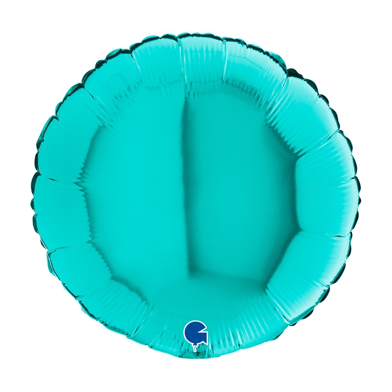 Ballon Mylar Rond Bleu