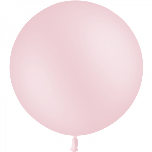 1 ballon baudruche 90 cm rose pastel mat