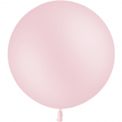 1 ballon rose pastel matte 90 cm