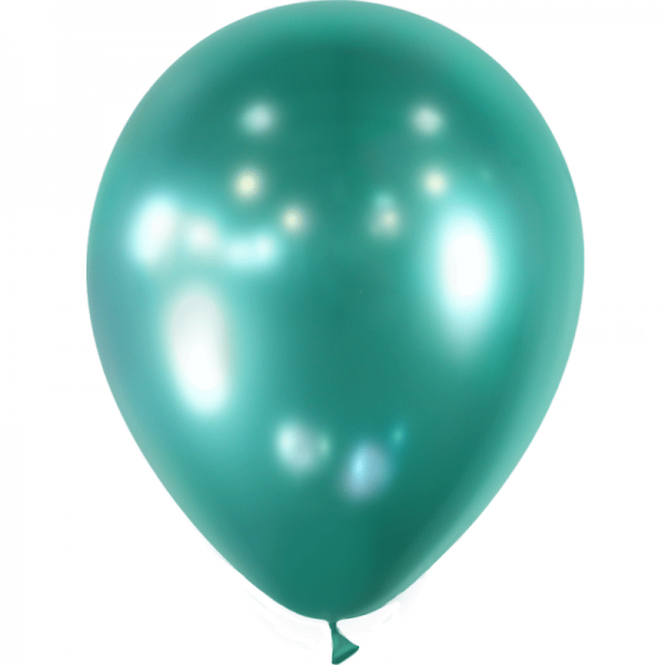 100 ballons vert brillant 13cm