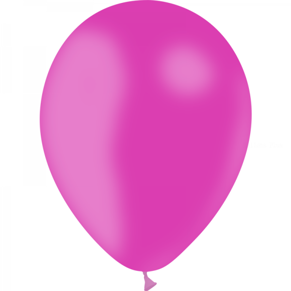 100 ballons fuschia opaque 14 cm