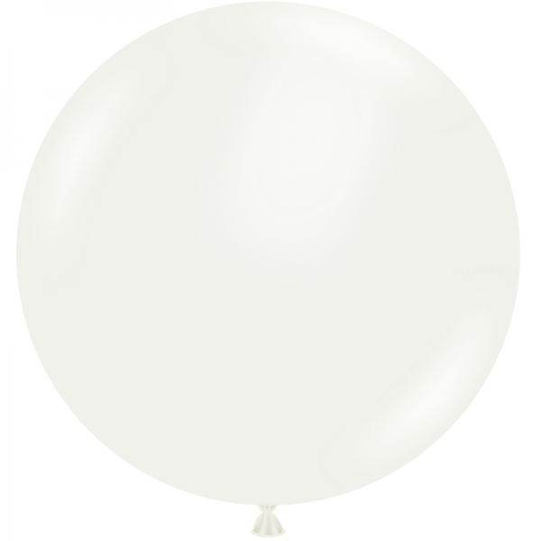ballon 43 cm diamètre blanc