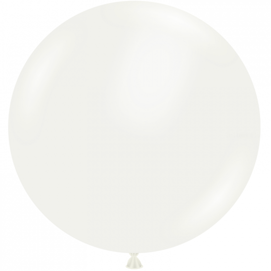 ballon 43 cm diamètre blanc