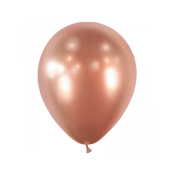 10 ballons Rose Gold brillant 30 cm