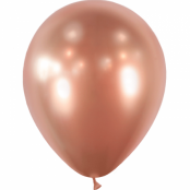 10 ballons Rose Gold brillant 30 cm