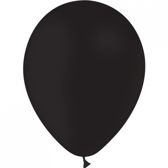 25x Ballon aluminium coeur noir (45 cm) avec pompe à ballon