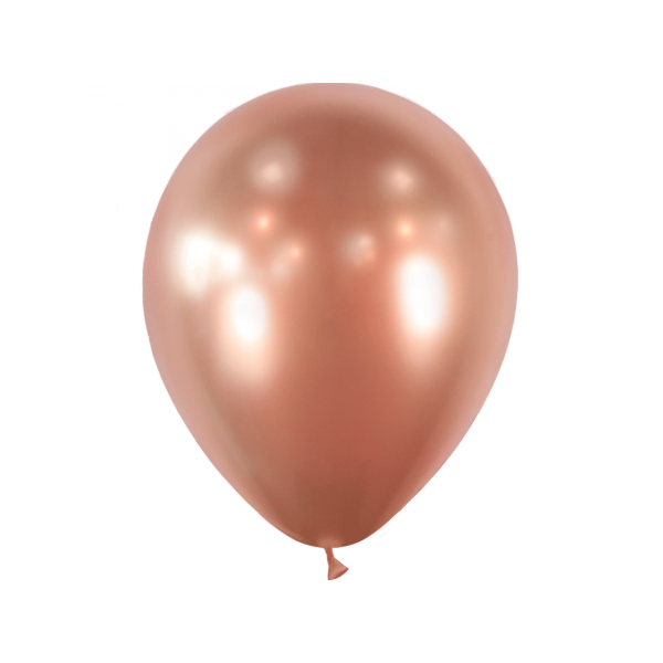 25 ballons Rose Gold brillant 30 cm
