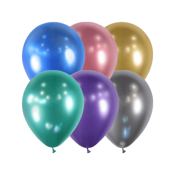 10 ballons Multicolor brillant 30 cm