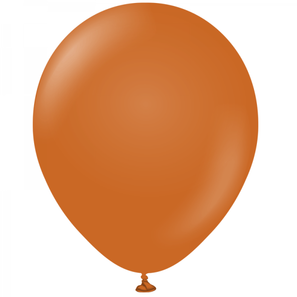 100 Ballons Rust Orange 13 cm