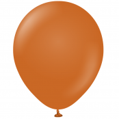 100 Ballons Rust Orange 13 cm
