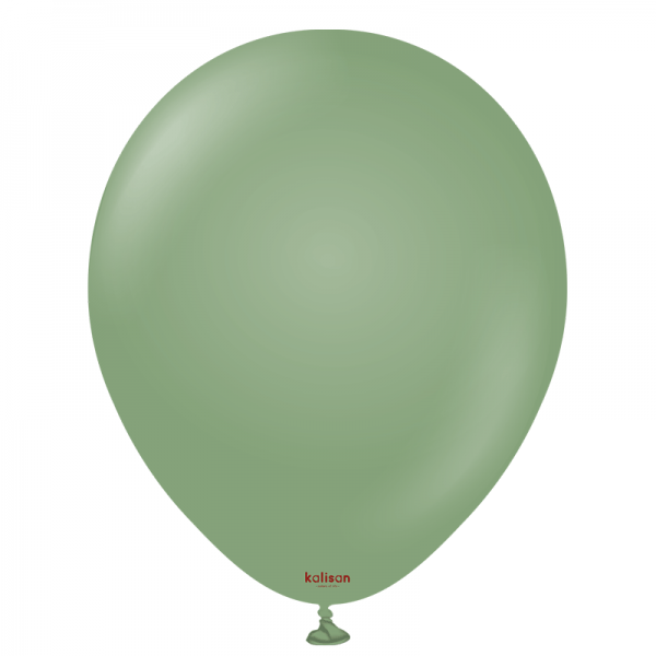 100 Ballons Eucalyptus 13 cm