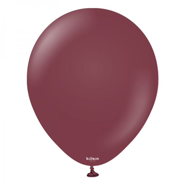 100 Ballons Burgundy 30 cm