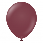 100 Ballons Burgundy 30 cm