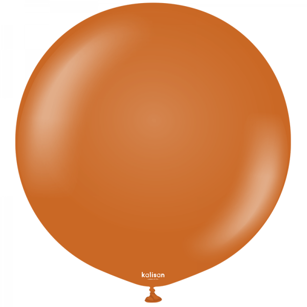 2 Ballons Rust Orange 90 cm