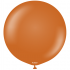 2 Ballons Rust Orange 90 cm