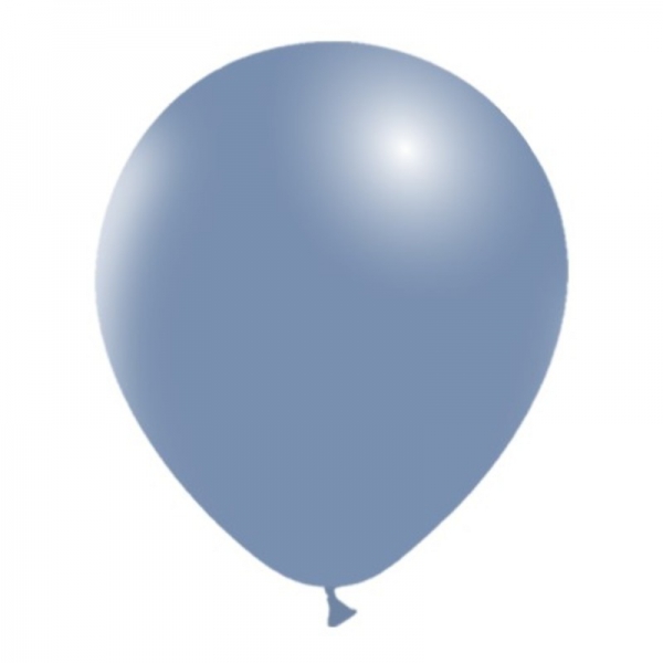 100 ballons Bleu Vintage 15 cm