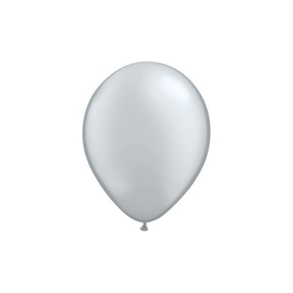 50 Ballons Silver 40cm