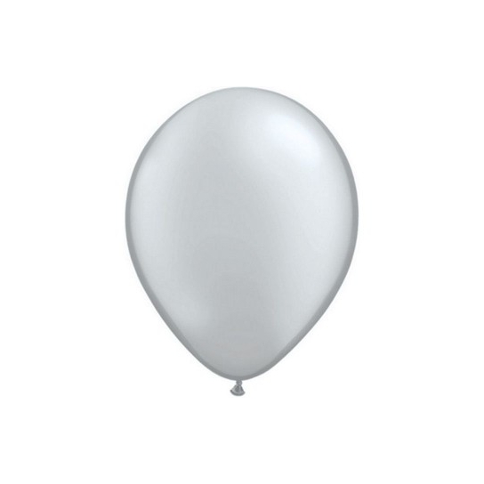 50 Ballons Silver 40cm