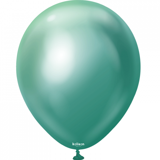 25 Ballons Green Mirror 13 cmkalisan 14 cm Ø KALISAN