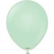 25 Ballons Green Macaron 13 cm