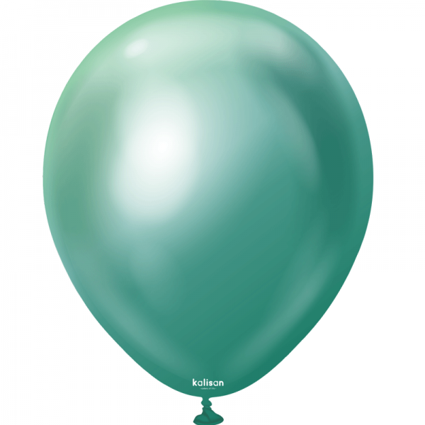 25 Ballons Green Mirror 30 cm