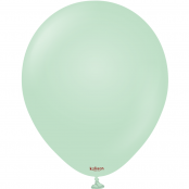 25 Ballons Green Macaron 30 cm