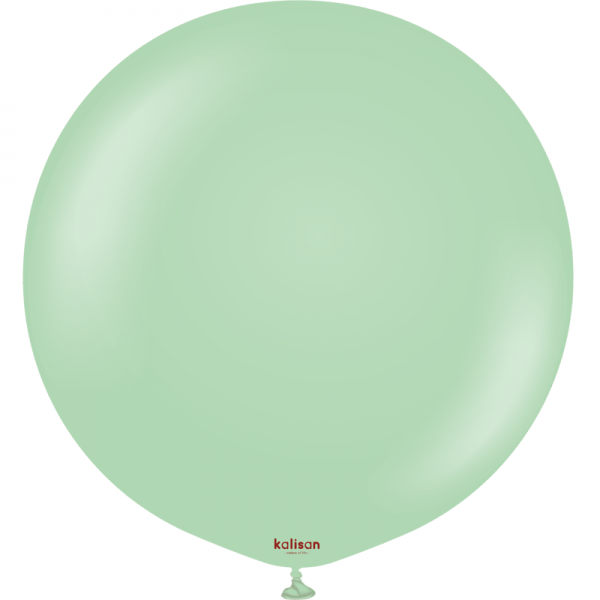 1 Ballon Green Macaron 45 cm