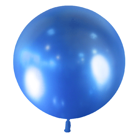 1 ballon Bleu Brillant 60cm 1 ballon Bleu Brillant 60cm