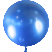 1 ballon Bleu Brillant 60cm
