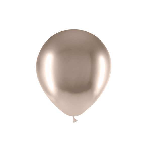 50 ballons Beige Brillant 30cm