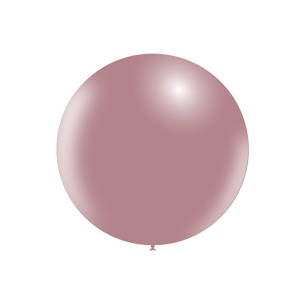 1 ballon rose vintage 60 cm