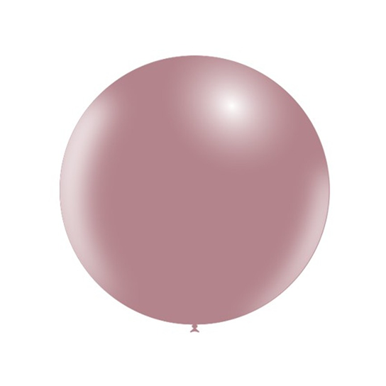 1 ballon rose vintage 60 cm