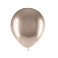 25 ballons beige brillant 13cm852943 BALLOONIA 14 cm Ø BALLOONIA métal & brillant