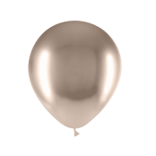 25 ballons beige brillant 13cm
