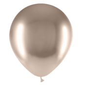 25 ballons Beige Brillant 30cm