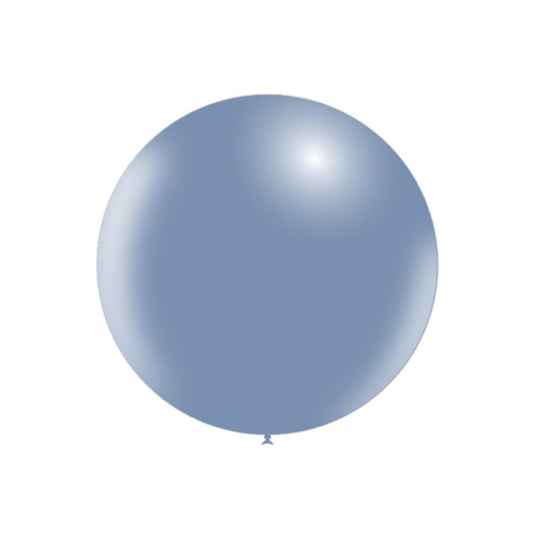 1 ballon bleu vintage 60cm