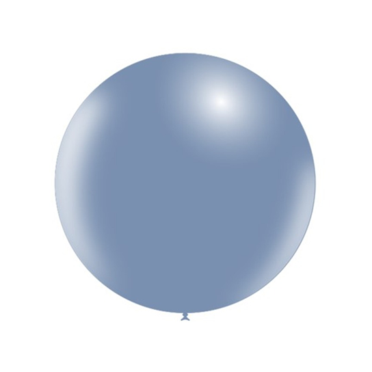 1 ballon bleu vintage 60cm