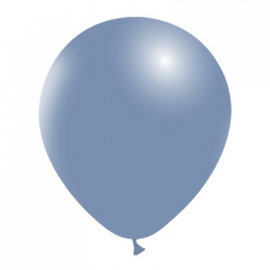 25 ballons bleu vintage 14 cm