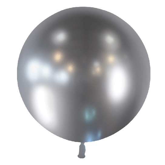 1 ballon Argent Brillant 60cm