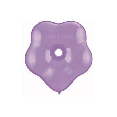 qualatex géo blossom 40 cm de diamètre lilas en poche de 5