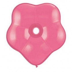 qualatex géo blossom 40 cm de diamètre rose chaud en poche de 5