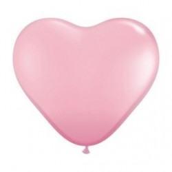1 Ballon Coeur Pink 90 cm qualatex