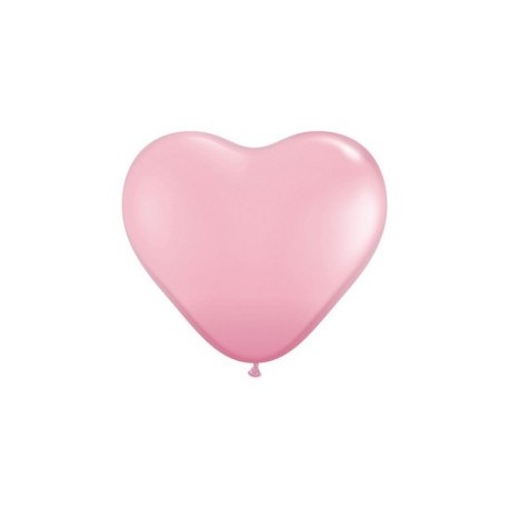 1 Ballon Coeur Pink 90 cm qualatex