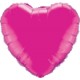 coeur mylar 45 cm fuschia non gonflé