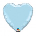 coeur mylar 45 cm bleu ciel 