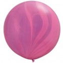 qualatex agathe 90 cm de diamètre rose violet