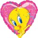 Titi, ballons coeur mylar 45 cm