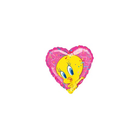 Titi, ballons coeur mylar 45 cm